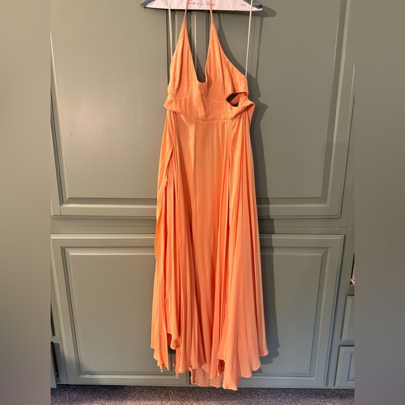 Free People Lille layered maxi in peach - Picture 3 of 3